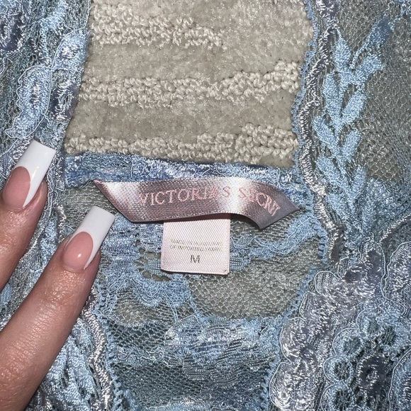 VICTORIA’S SECRET LACE HALTER MINI DRESS - Picture 2 of 4